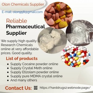 Beställ nu kristallmetamfetamin, Molly, heroin, ren MDMA, ecstasypiller, rent kokain, DMT-pulver och annat till mycket bra priser. E-post: olon958@gmail.com